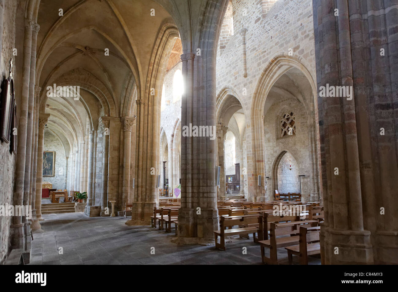 Chiesa di Notre Dame, Montlucon, Allier, Francia, Europa Foto Stock