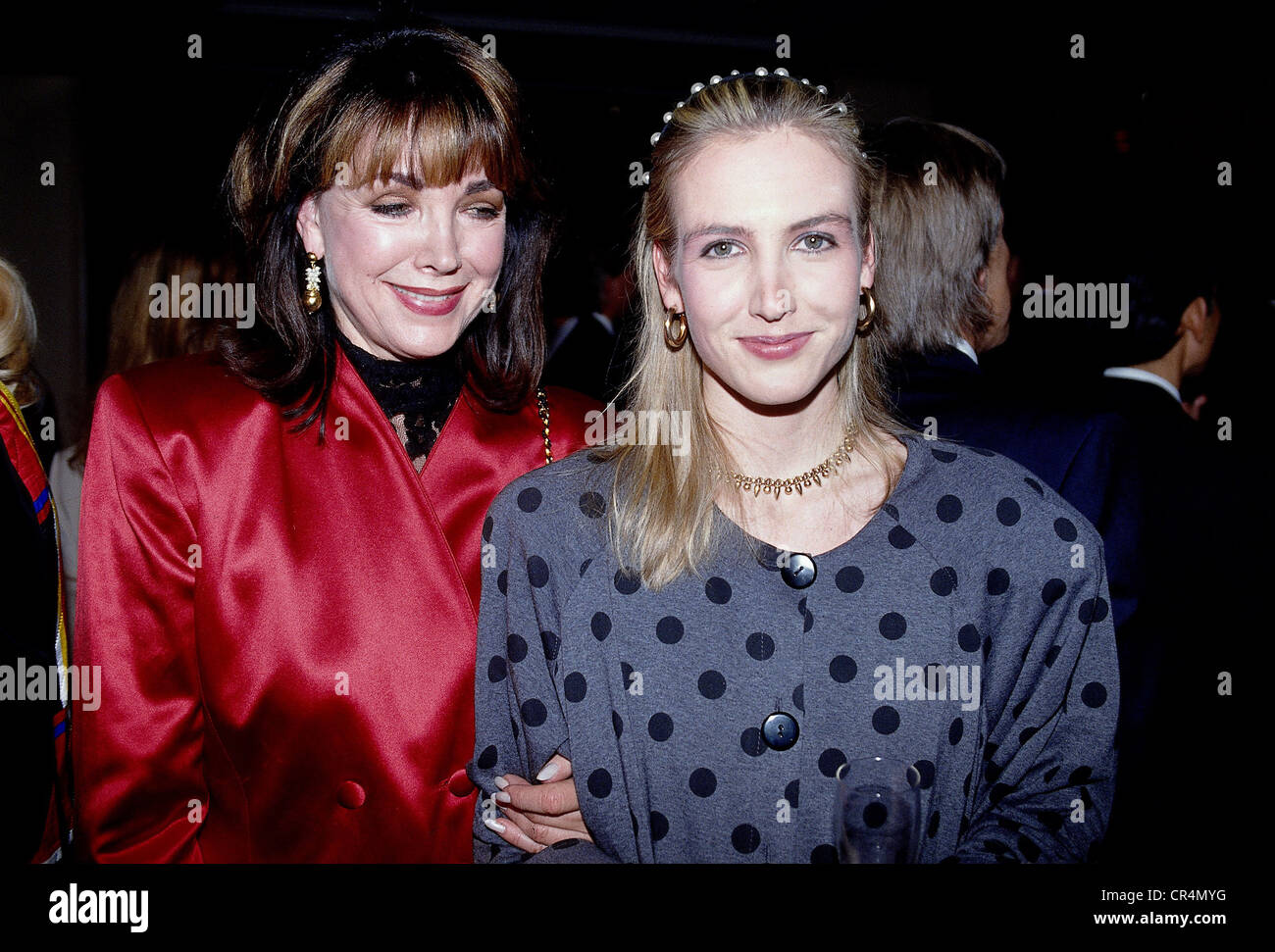 Schürmann, Petra, 15.9.1935 - 13.1.2010, attrice tedesca e presentatrice TV, a metà lunghezza, con sua figlia Alexandra, 1994, Foto Stock