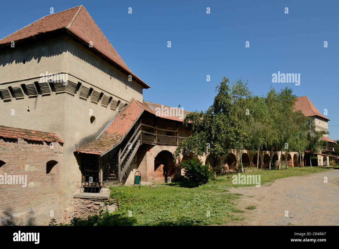 Torre e bastioni della cittadella, Targu Mures, Mure&#351; County, Transilvania, Romania, Europa Foto Stock