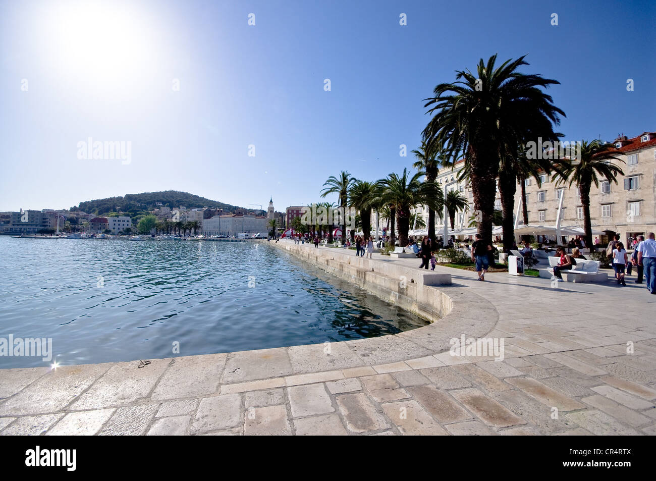 Split Croazia mare adriatico Foto Stock