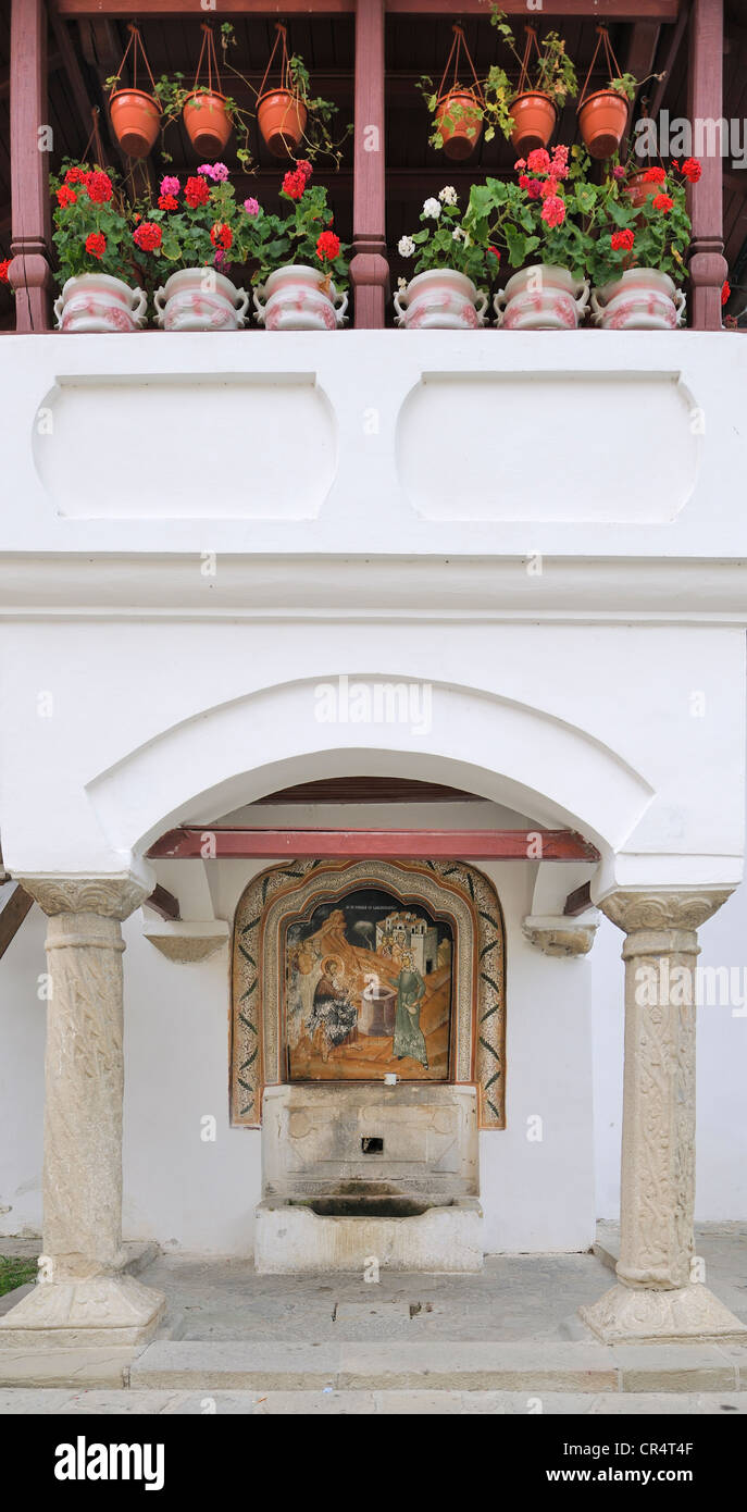 Cozia monastero, oltenia regione, minor Valacchia, Romania, europa Foto Stock