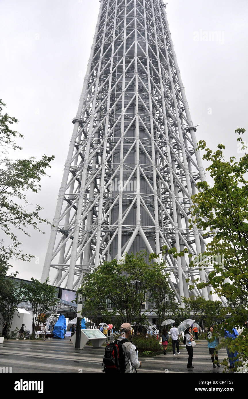 Struttura Sky Tower Tokyo Giappone Foto Stock