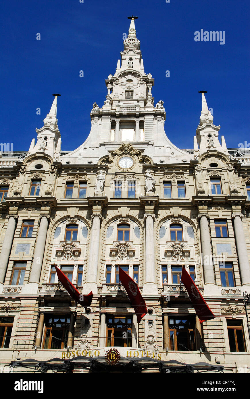 Ungheria, Budapest, patrimonio mondiale dell UNESCO, New York Palace hotel dal Gruppo Boscolo, ex edificio della società di assicurazioni chiamato Foto Stock
