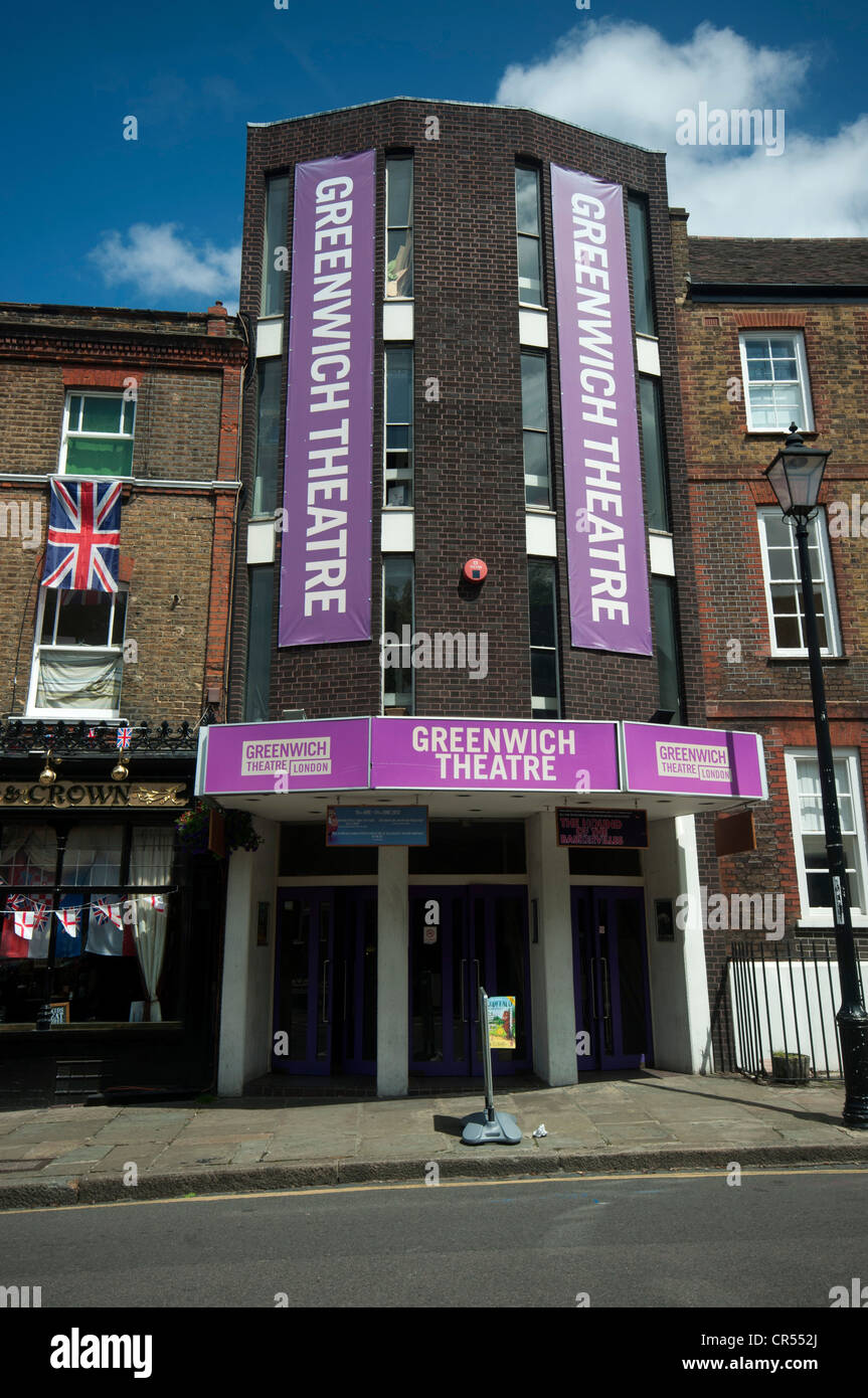 Teatro di Greenwich fuori vista playhouse Foto Stock