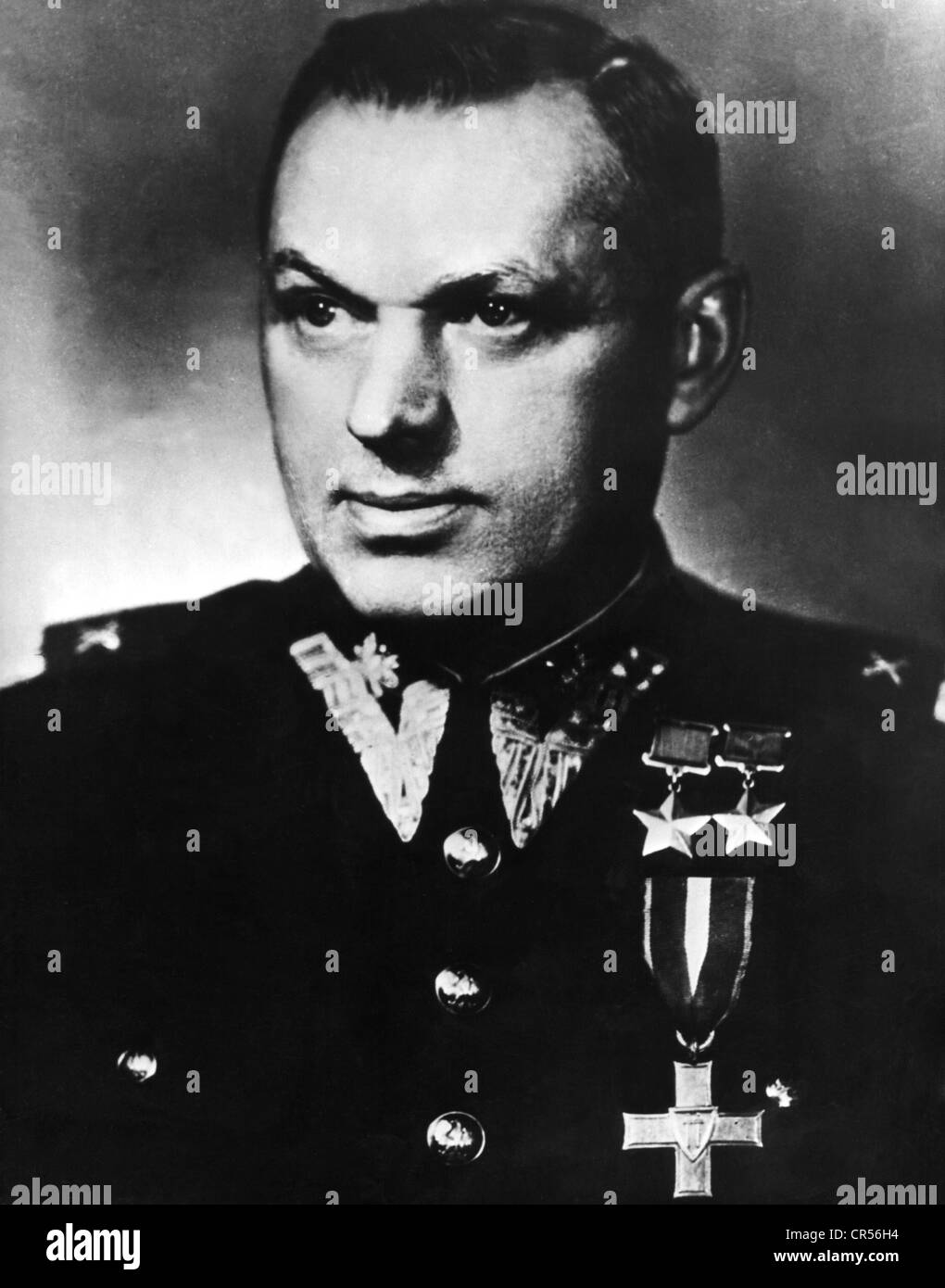 Rokossovsky, Konstantin, 21.12.1896 - 3.8.1968, Soviet General, Portrait, 1950s, Foto Stock