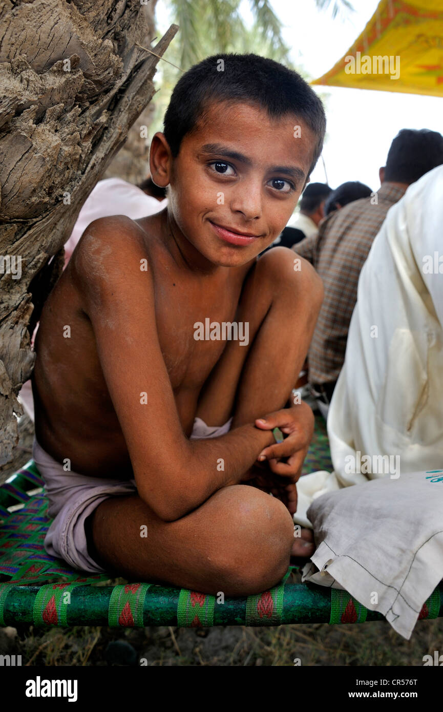 Il ragazzo, Muzaffaragarh Punjab, Pakistan, Asia Foto Stock