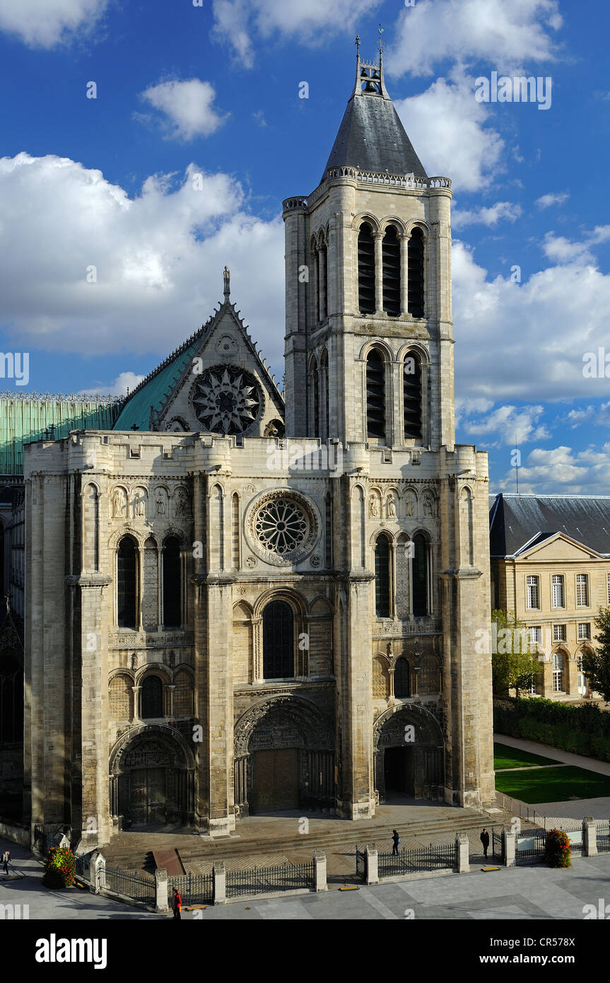 Francia, Seine Saint Denis, St Denis Basilica-cattedrale Foto Stock