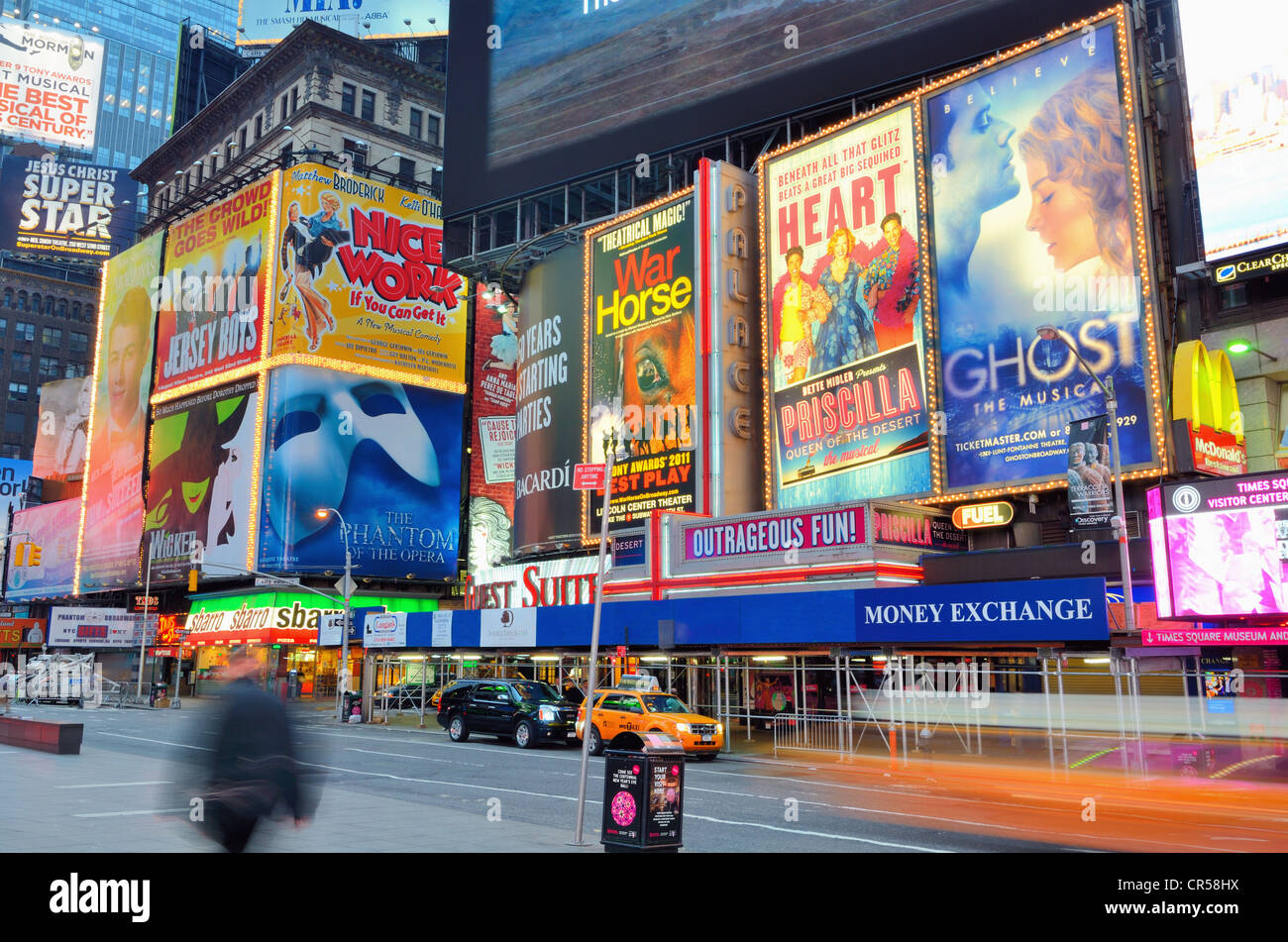 TImes Square a New York New York, Stati Uniti d'America. Foto Stock