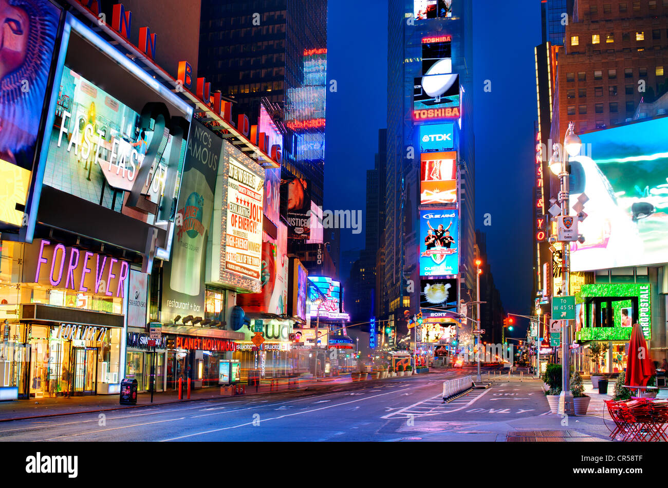 TImes Square a New York New York, Stati Uniti d'America. Foto Stock