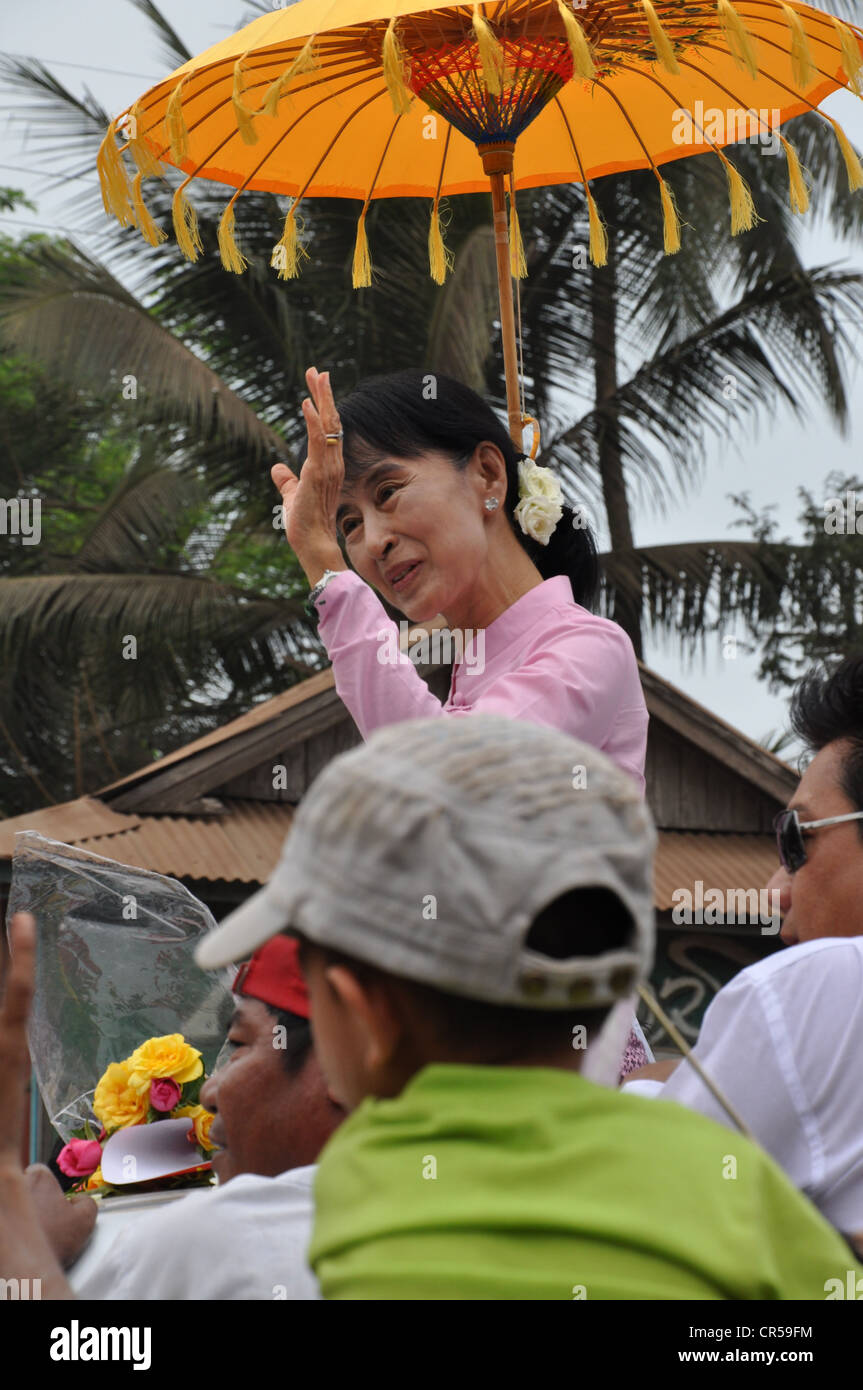 Aung San Suu Kyi Foto Stock