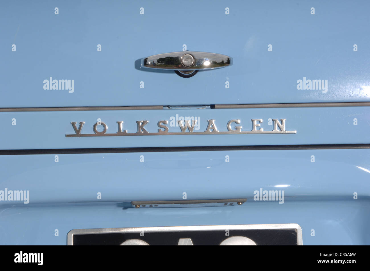 VW Volkswagen split screen camper Foto Stock