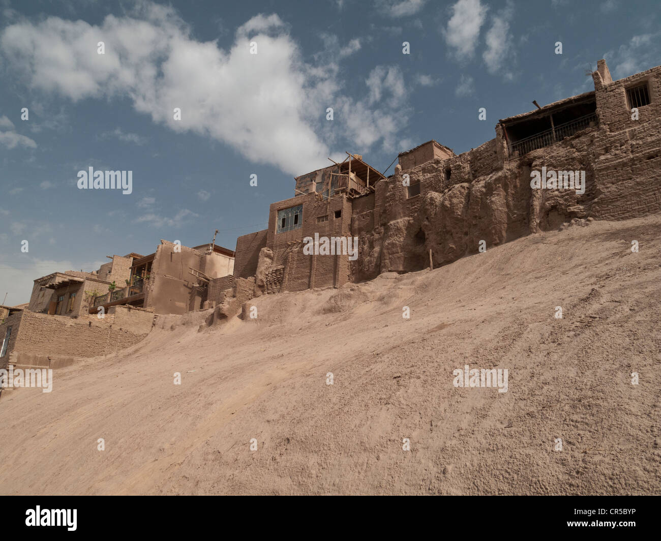 Oasis Kashgar, la capitale della cultura uiguro, Kashgar, Xinjiang, Cina e Asia Foto Stock