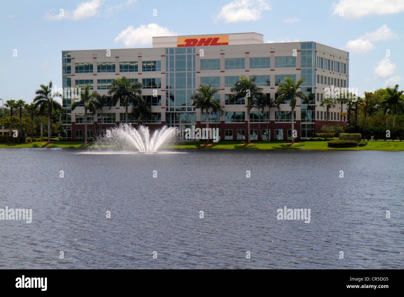 Fort ft. Lauderdale Florida,Plantation,DHL USA sede centrale,servizio di consegna,corriere,logistica,FL120528016 Foto Stock