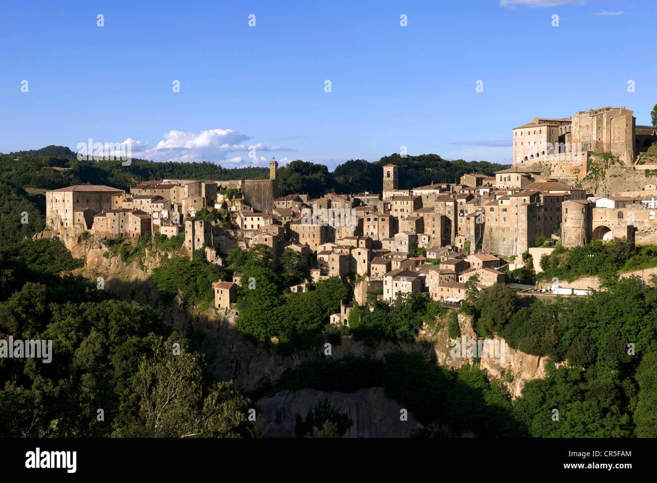 L'Italia, Toscana, La Maremma, Sorano Foto Stock