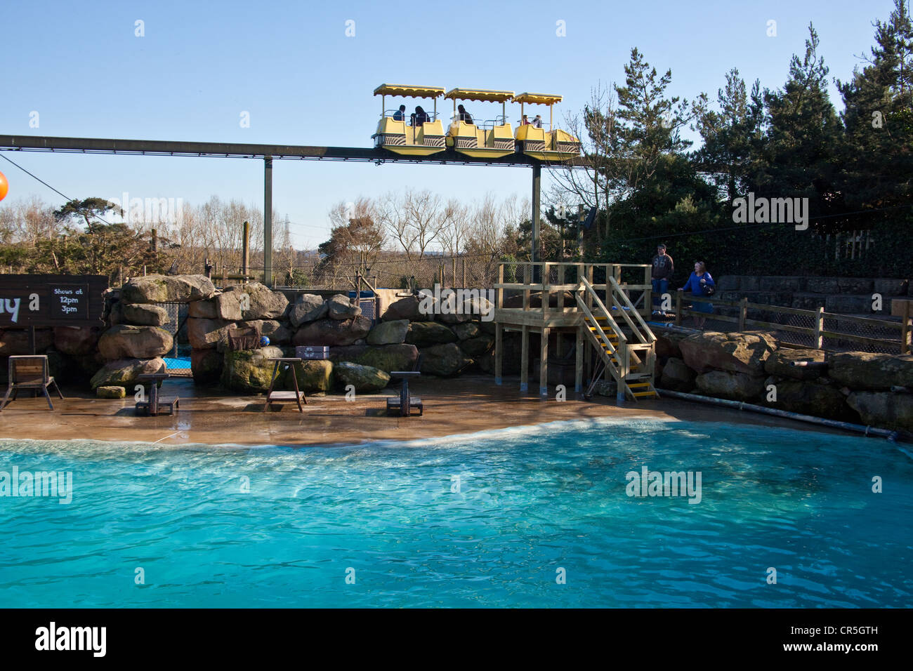 Sealion Bay a Chessington World of Adventures ,Surrey, Inghilterra, Regno Unito. Foto Stock