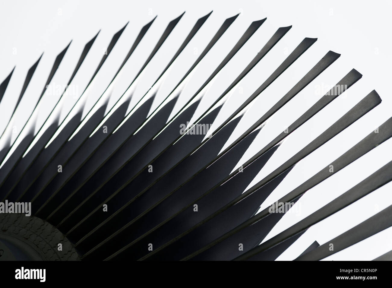 Le pale del rotore di una turbina Foto Stock