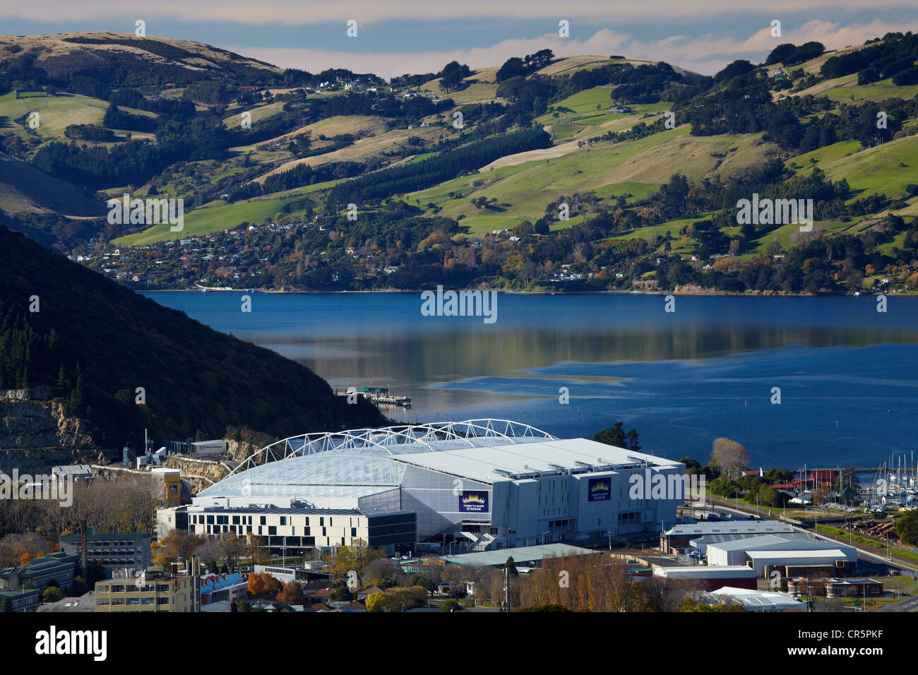 Forsyth Barr Stadium, Dunedin, Isola del Sud, Nuova Zelanda Foto Stock