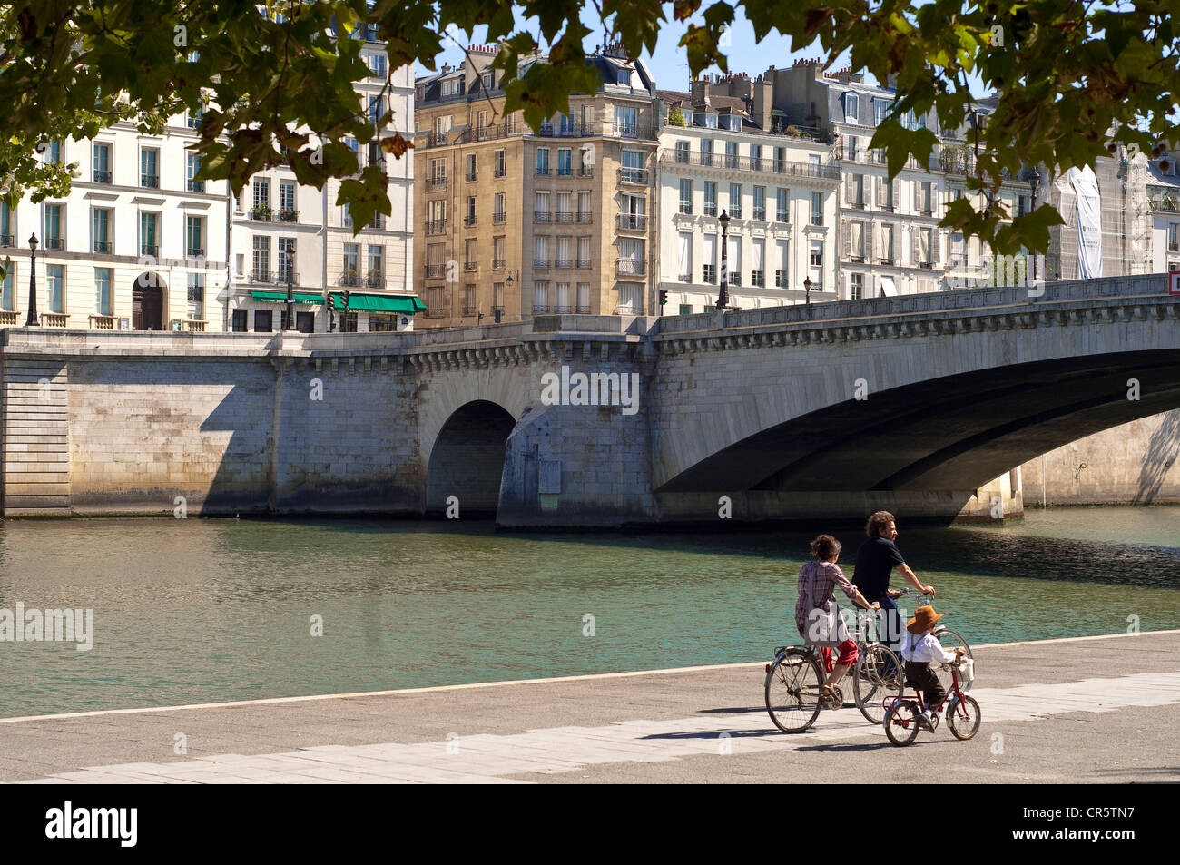 Francia, Parigi, Senna banche quotate come patrimonio mondiale dall' UNESCO, Pont de la Tournelle Foto Stock