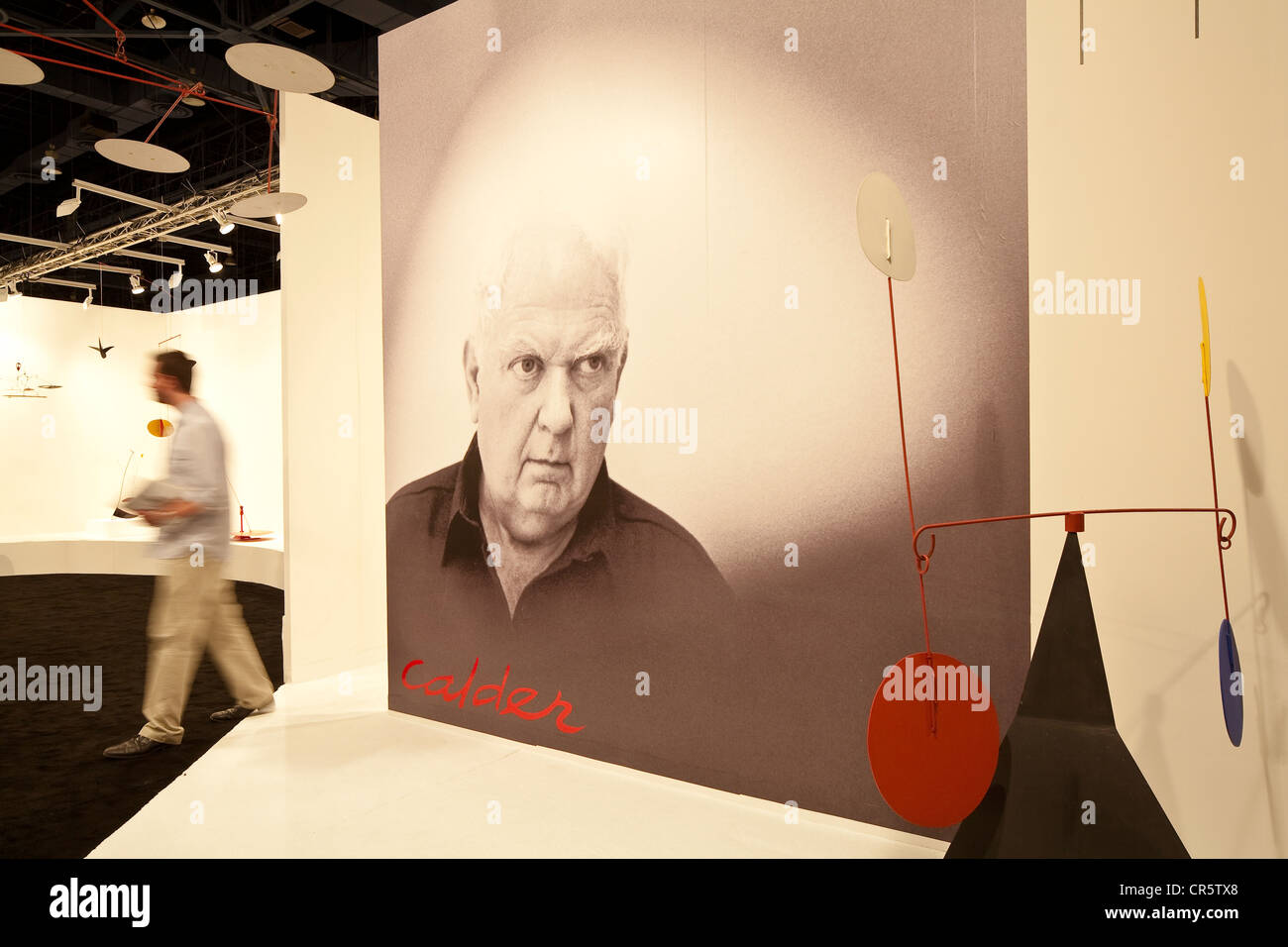 Stati Uniti, Florida, Miami Beach, South Beach, Art Basel Miami Beach, stand di Helly Nahmad gallery con artwork da American Foto Stock