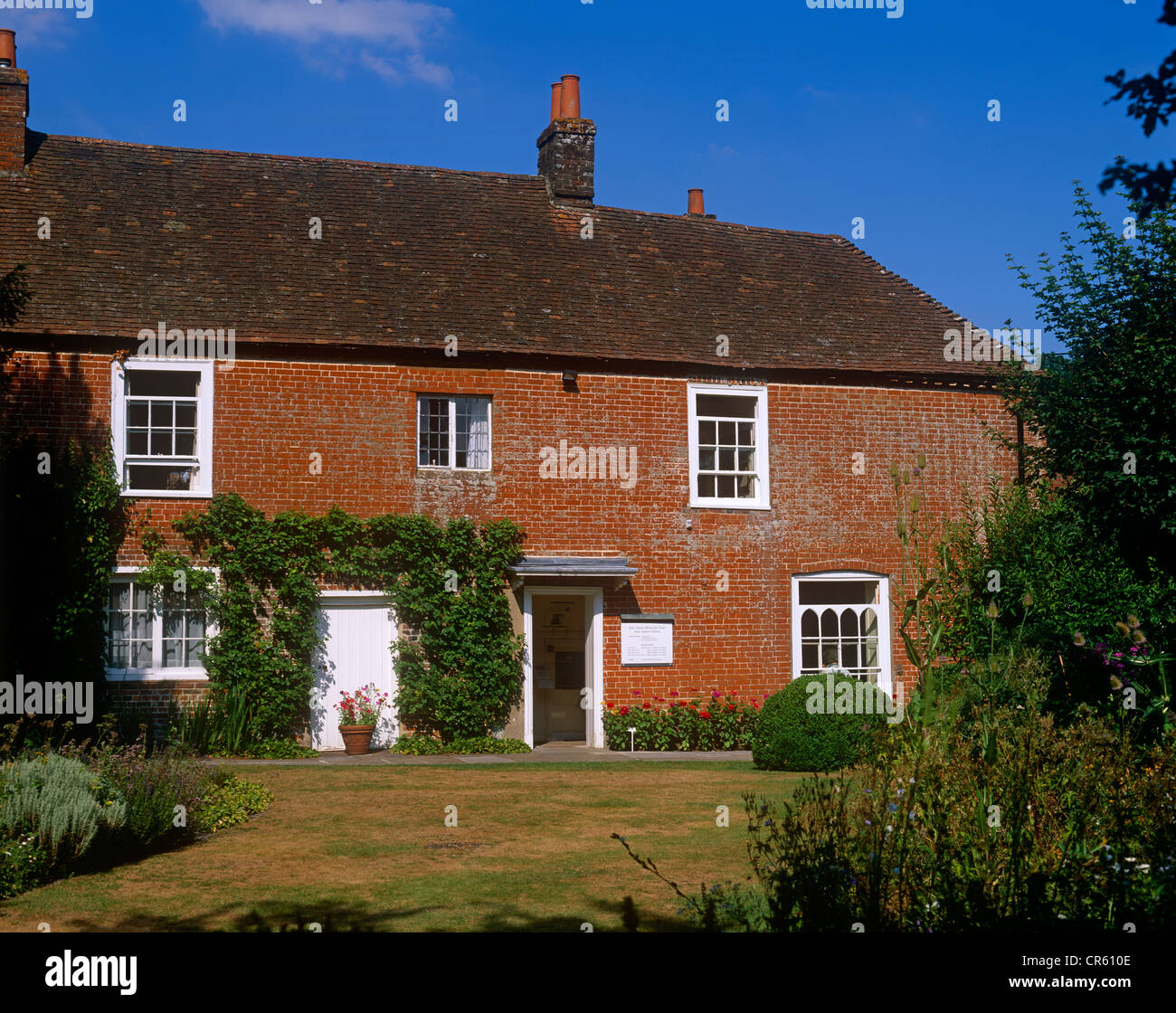 Jane Austen house Chawton Hampshire REGNO UNITO Foto Stock