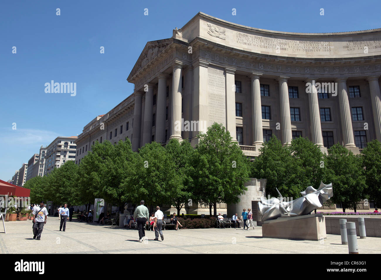 Stati Uniti, Washington DC, Downtown, il Triangolo Federale, Food Court dell ex ufficio postale, Centro shopping Foto Stock