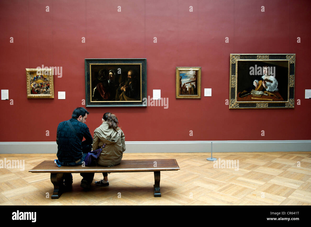 Stati Uniti, New York City, Manhattan East Side, Metropolitan Museum of Art (MET), dipinti italiani (camera 30) Foto Stock