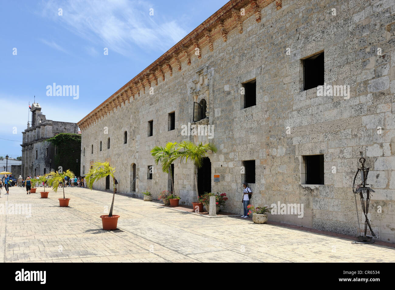 Museo de las Casas Reales, Sito Patrimonio Mondiale dell'UNESCO, Santo Domingo, Repubblica Dominicana, dei Caraibi Foto Stock