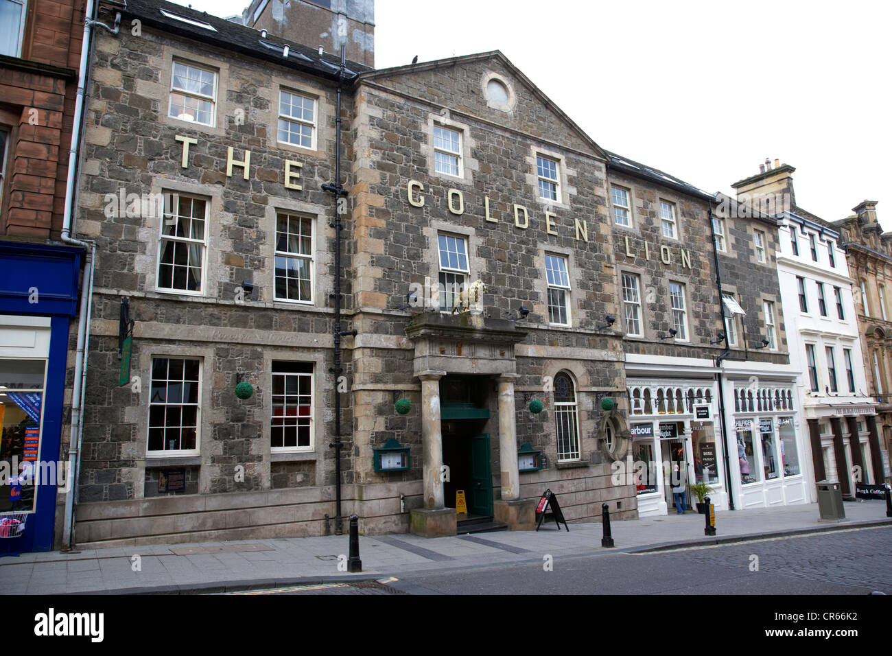 Il Golden Lion Hotel Stirling Scozia Scotland Regno Unito Foto Stock