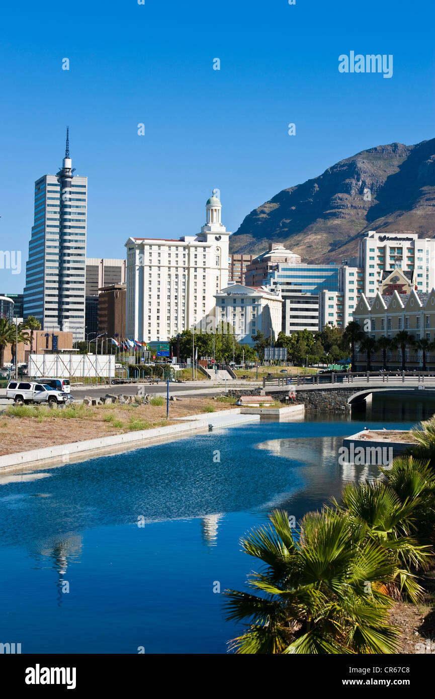 Sud Africa, Western Cape, Cape Town, il quartiere della City Bowl Foto Stock