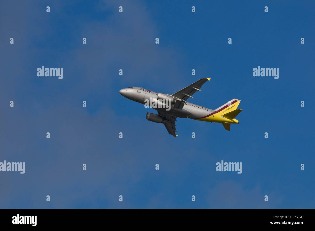Aeromobili commerciali di Germanwings in salita, Airbus A 319 Foto Stock