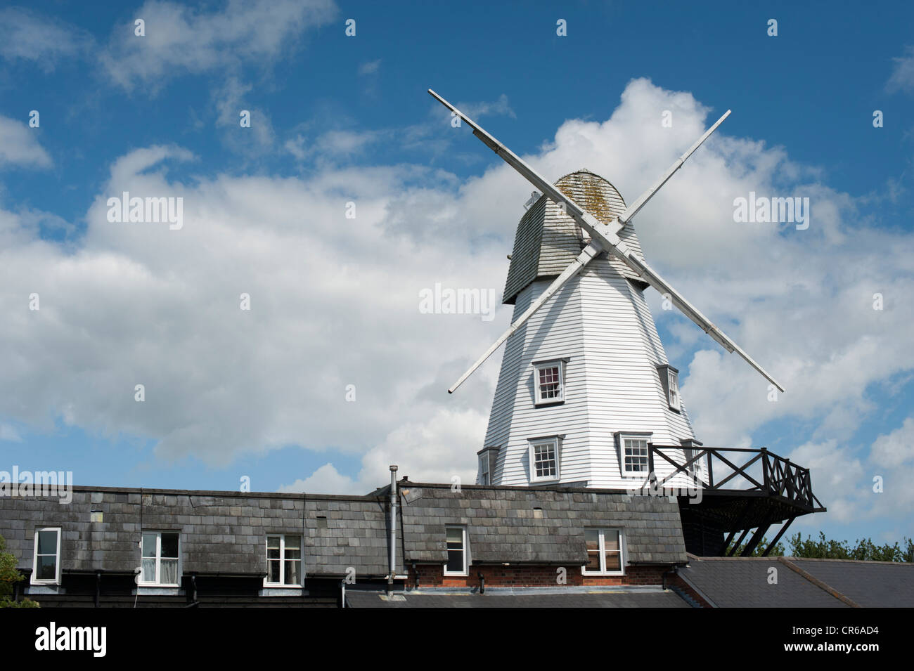 Il mulino a vento di segale Ferry Road, segale, East Sussex Regno Unito Foto Stock