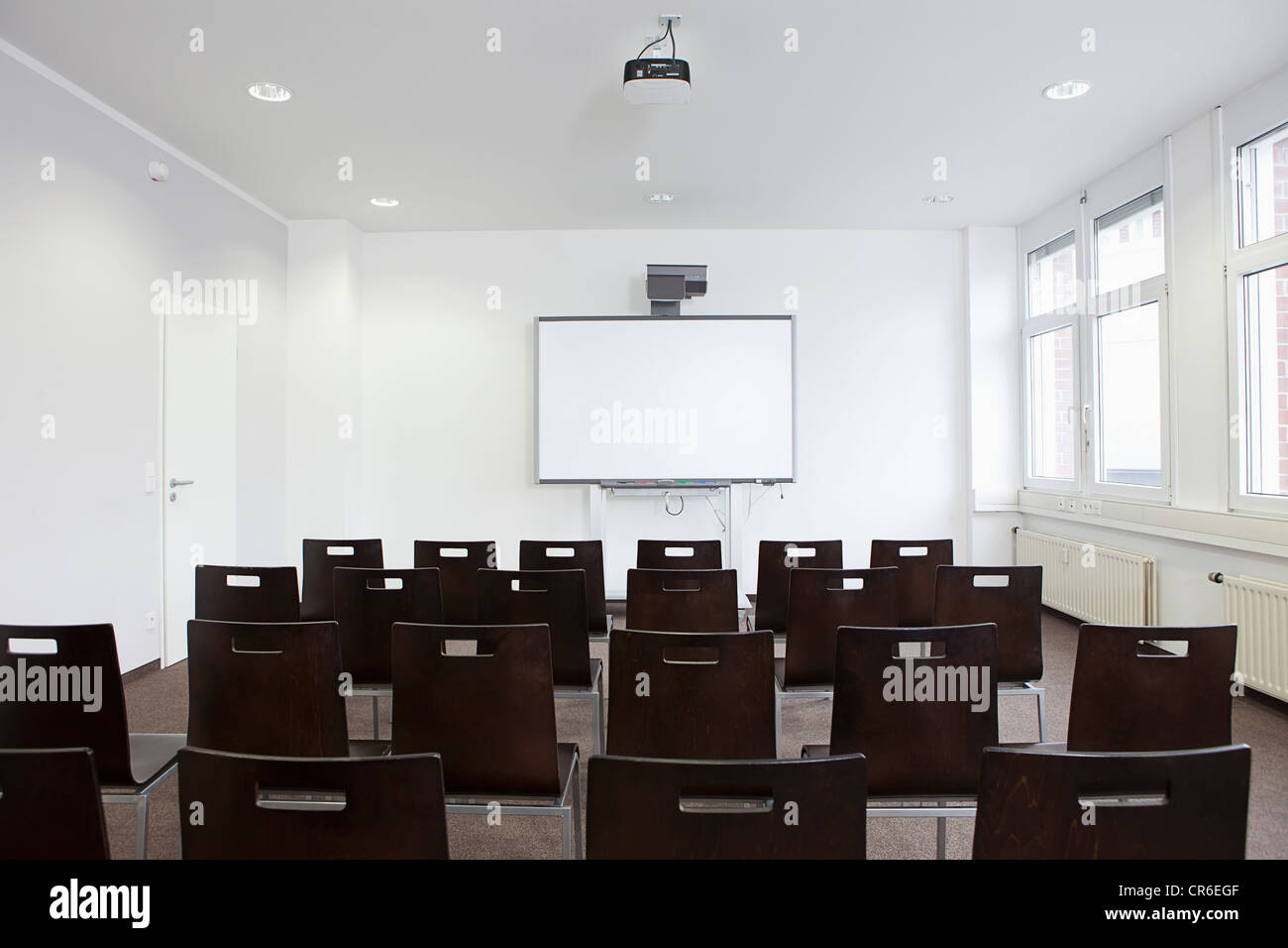 In Germania, in Baviera, Monaco di Baviera, stanza vuota di office Foto Stock