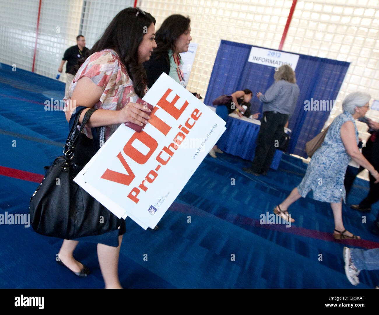 Texas State Convention democratica in Houston Texas include la partecipazione di eletti statewide figure politiche Foto Stock