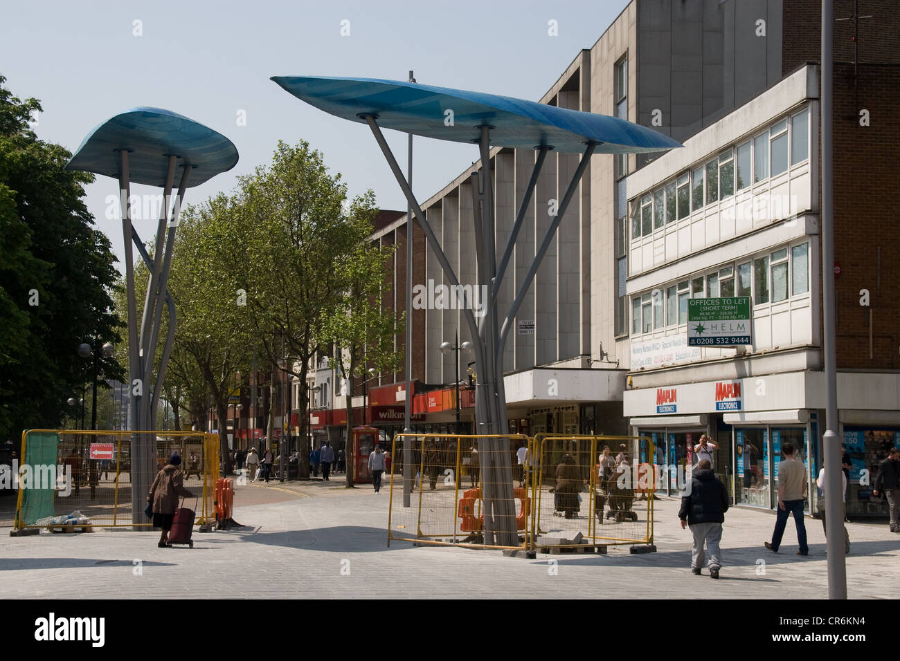 Stratford East London Olympic area 2012 Foto Stock