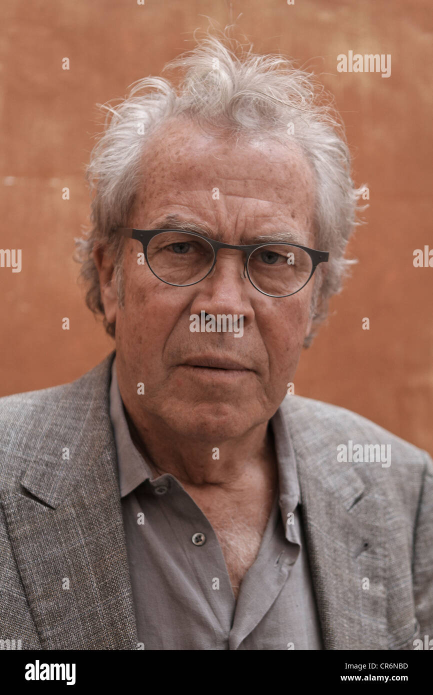 Il noto internazionalmente danese documentarista Jorgen Leth. Foto Stock