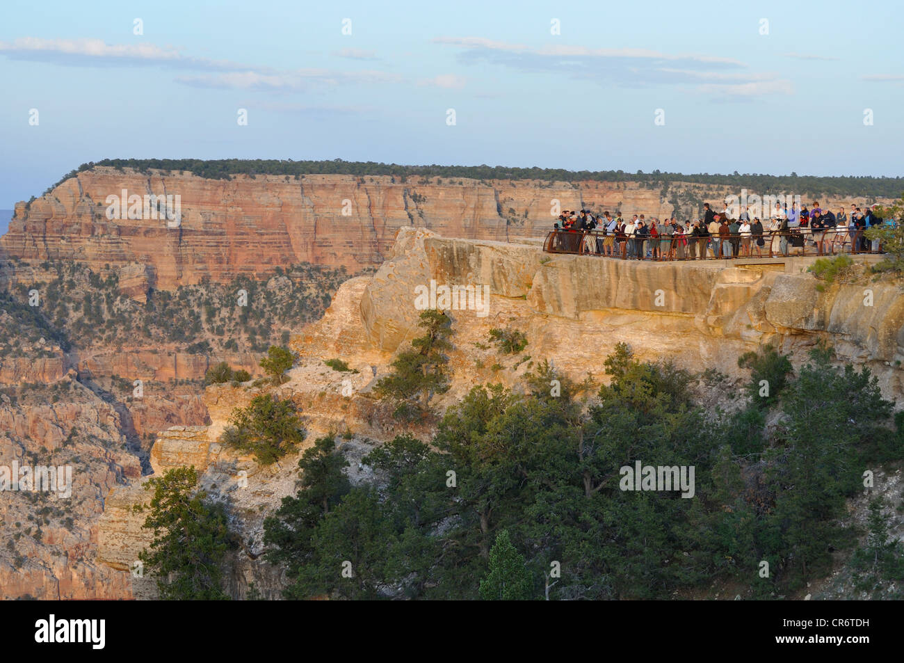 Tramonto al Grand Canyon, Arizona, Stati Uniti d'America Foto Stock