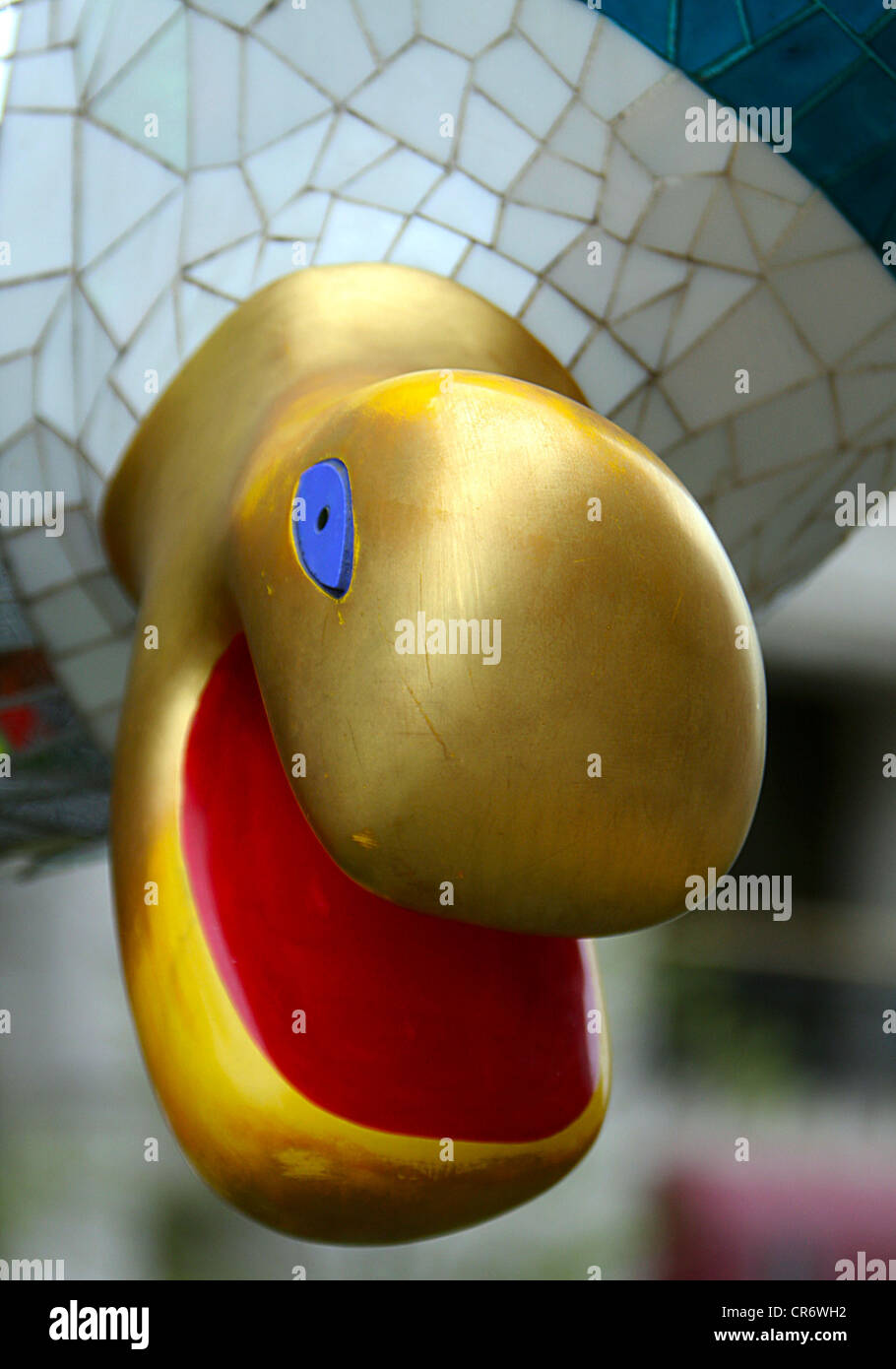 Dettagli, sculture all'aperto sul New York Avenue, a Washington D.C. Foto Stock