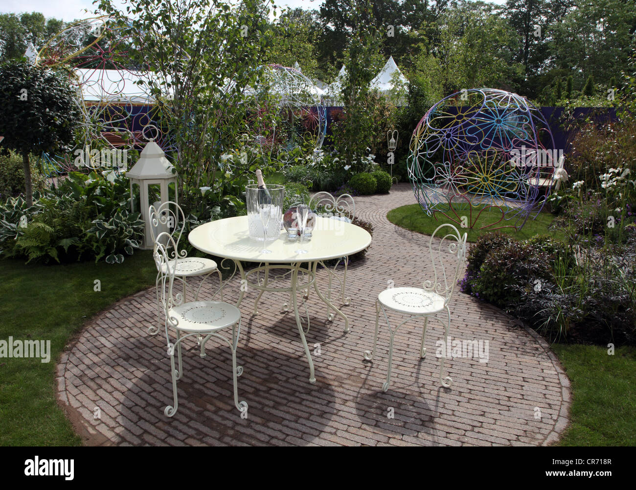 Cavan Crystal Hotel Giardino di nozze da Jason Stubbs visualizza giardino per Bloom, Irlanda Premier garden festival Foto Stock