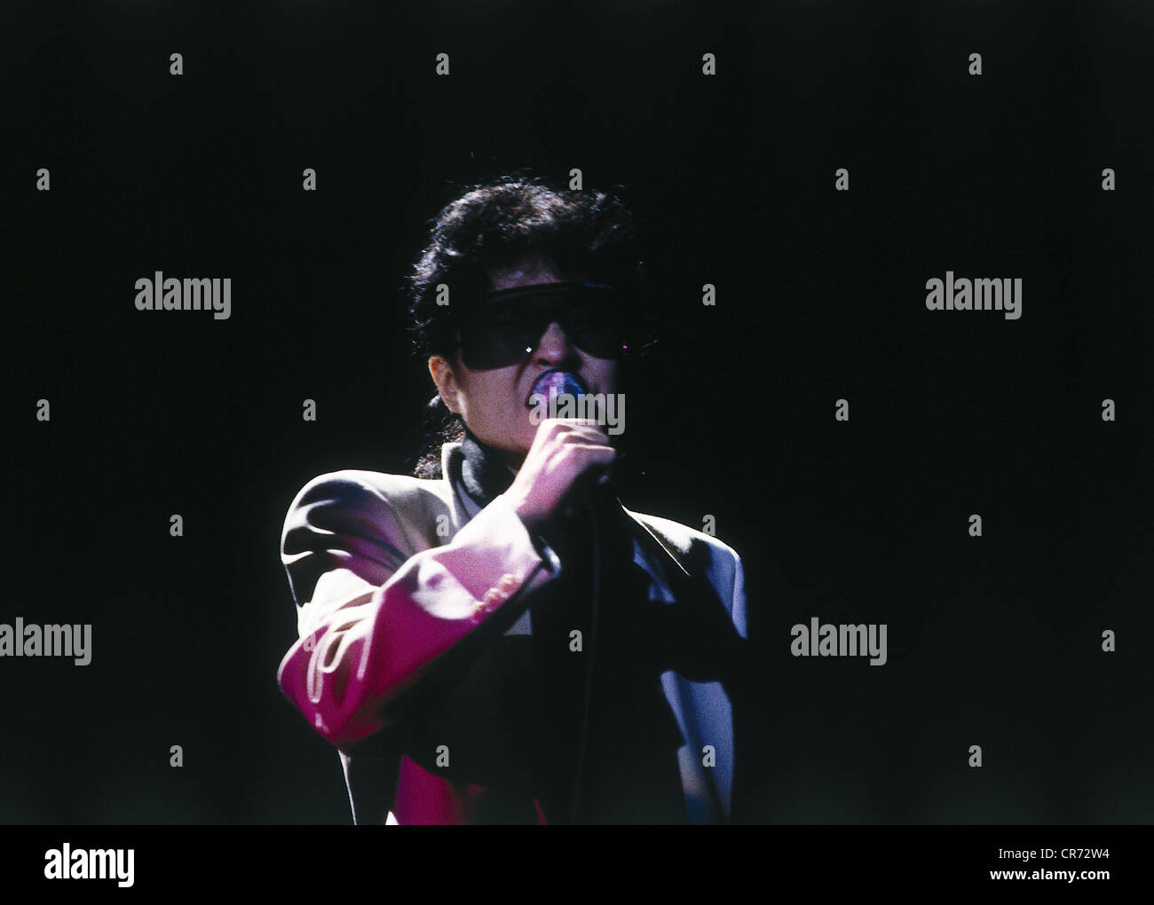 ONO, Yoko, * 18.2.1933, artista giapponese, vedova di John Lennon, ritratto, canto, circa 1980s, Foto Stock