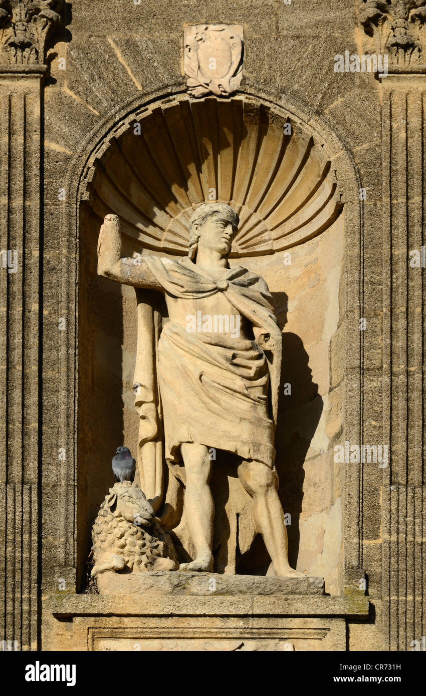 Statua di Abraham o Statua di Abraham & Sheep Monument sec Aix-en-Provence Provenza Francia Foto Stock