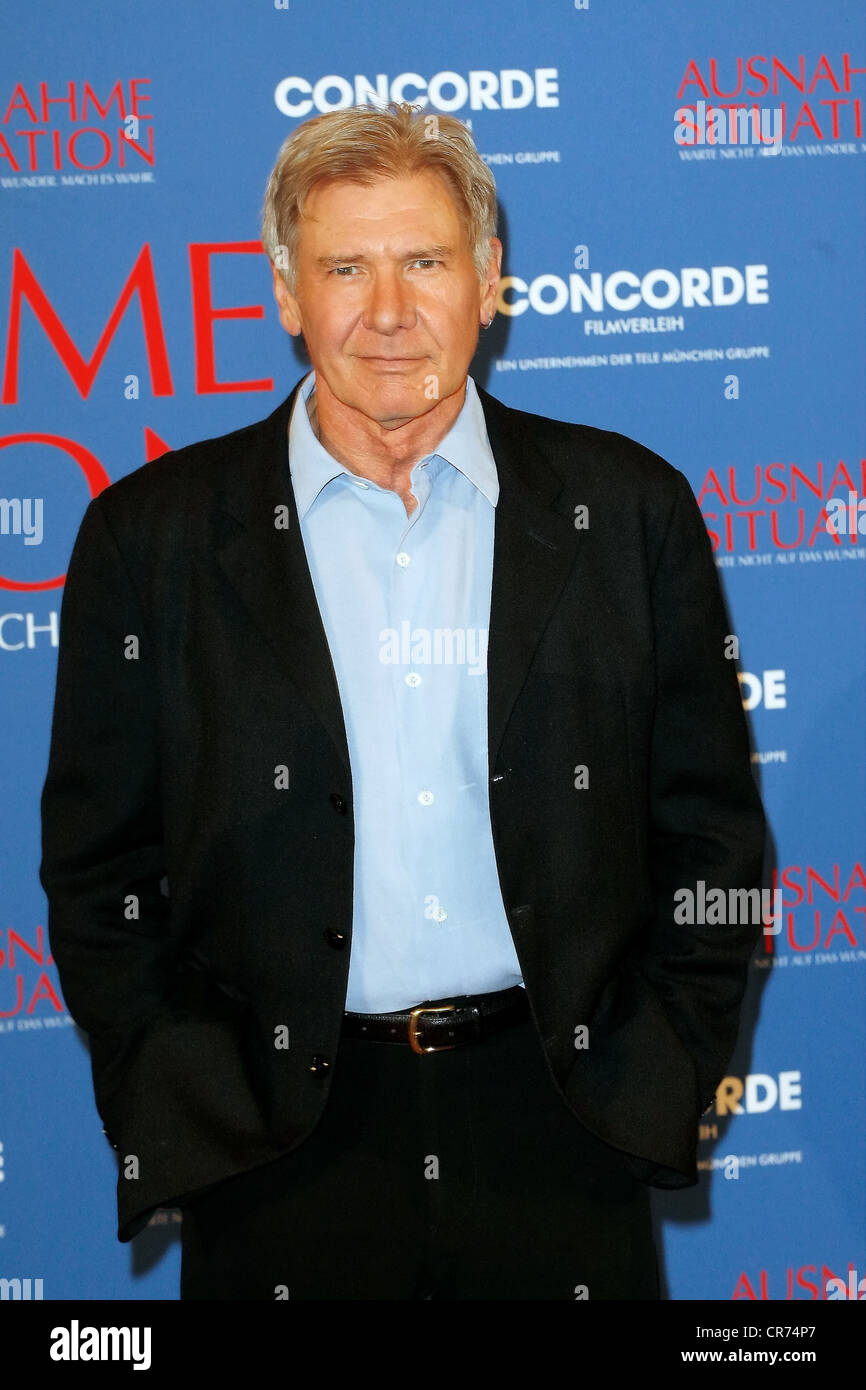 Ford, Harrison, * 13.7.1942, Attore Americano, Mezza Lunghezza, Photocall 'Misure Straordinarie', Hotel Ritz Carlton, Berlin, 2.3.2010, Foto Stock