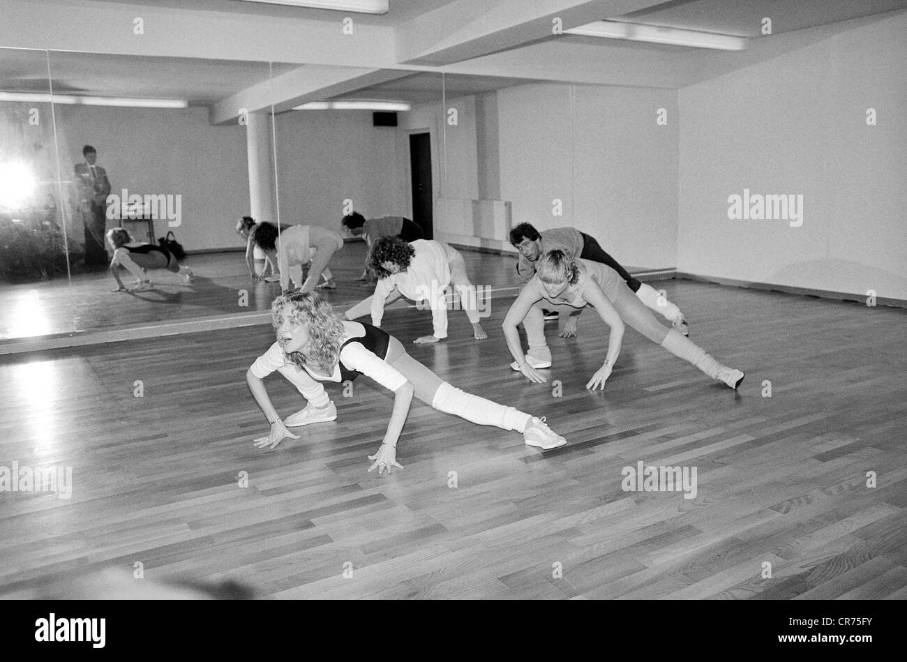 Roma, Sydne, * 17.3.1951, attrice americana, a tutta lunghezza, come ballerina aerobica, Baden vicino Vienna, Austria, gennaio 1983, Foto Stock