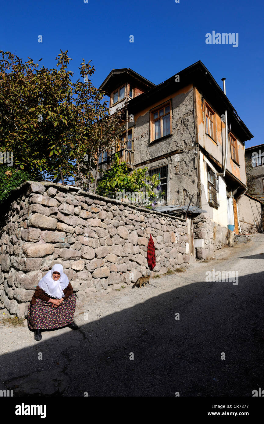 Turchia, Anatolia centrale, Ankara, citadel lane nella città vecchia Foto Stock