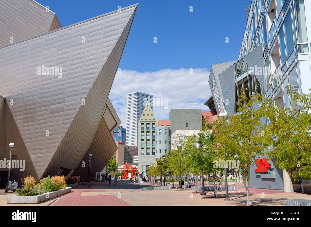 Il centro civico complesso culturale, Denver, Colorado, Stati Uniti d'America, PublicGround Foto Stock