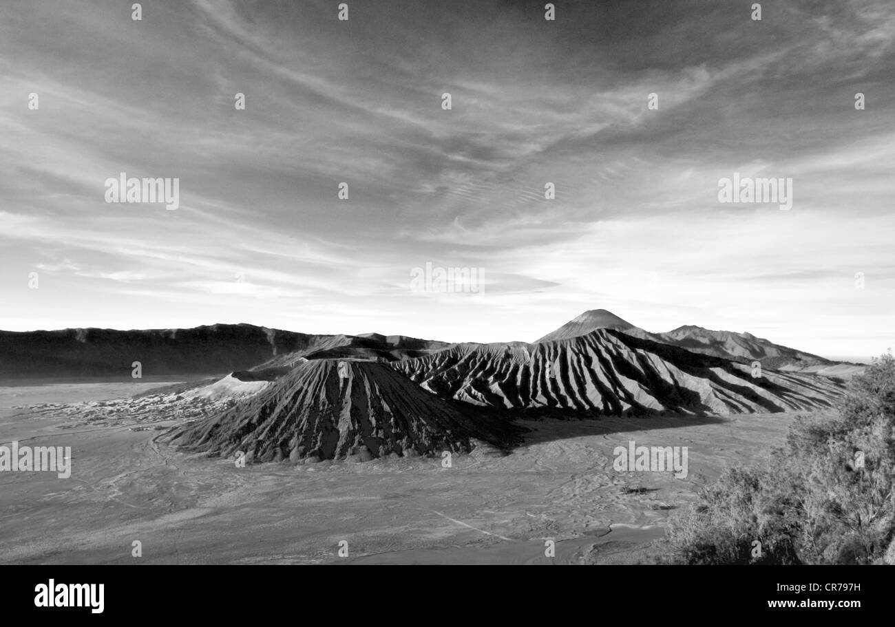 Vulcano Bromo valley Foto Stock