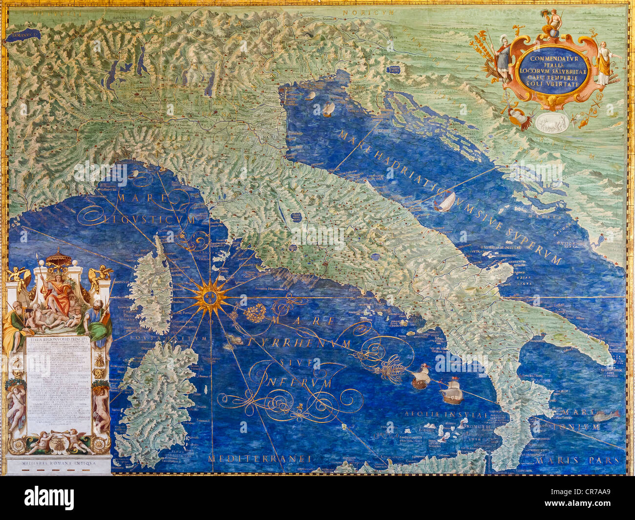Italy map historic immagini e fotografie stock ad alta risoluzione