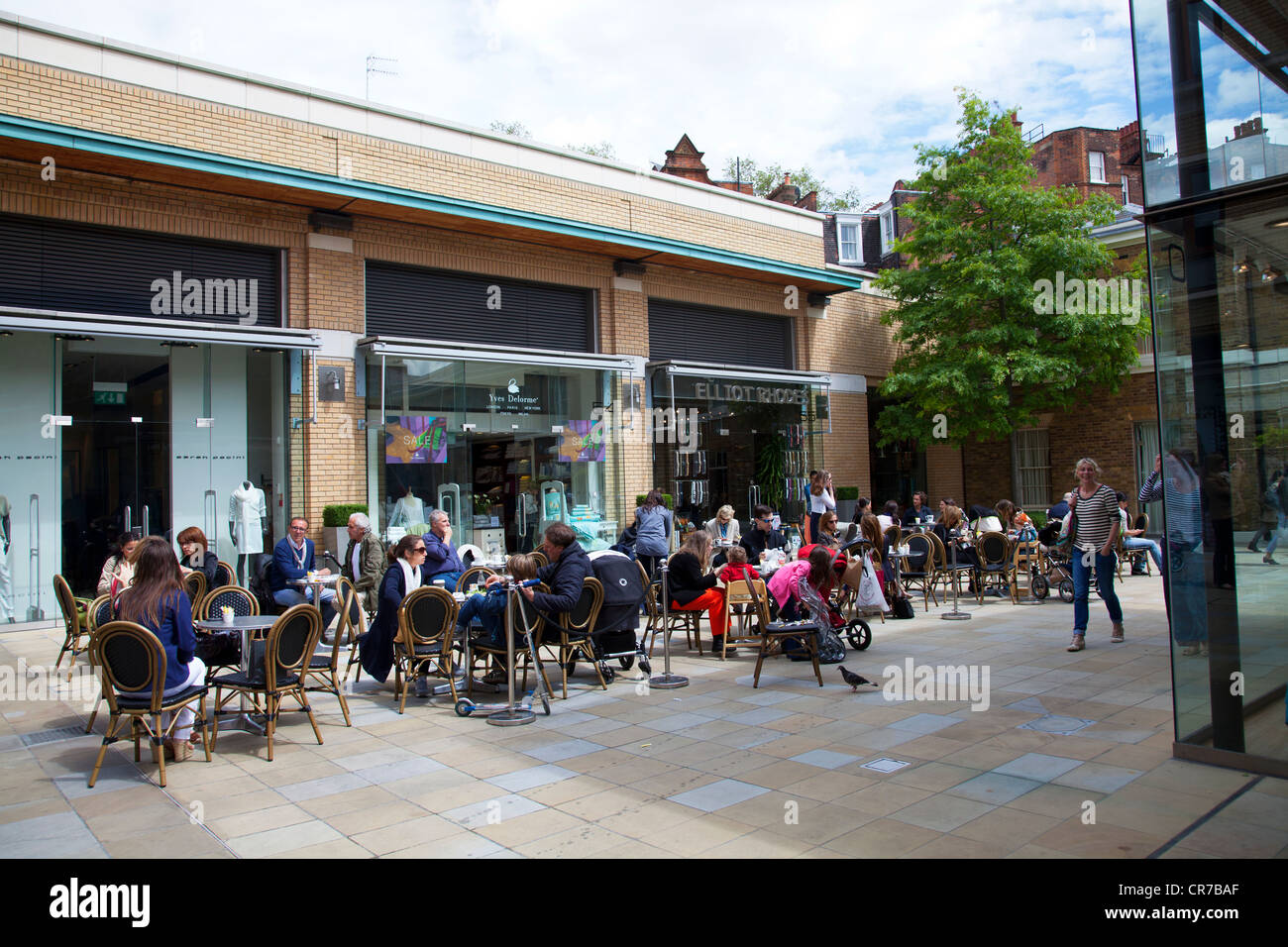 Duke of York Square ristoranti e cafe - London REGNO UNITO Foto Stock