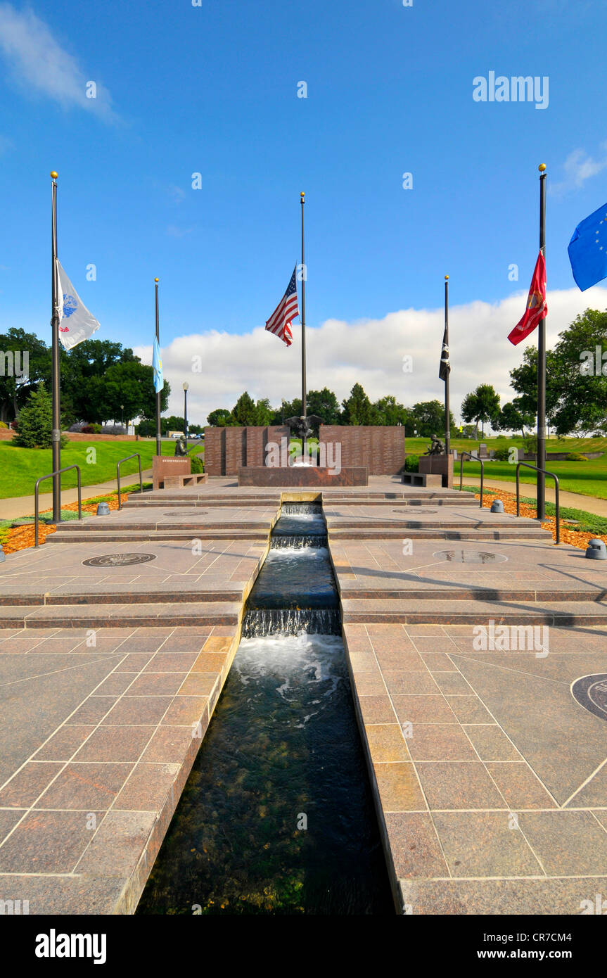 Pierre Dakota del Sud Guerra Mondiale 2 II Memorial Foto Stock