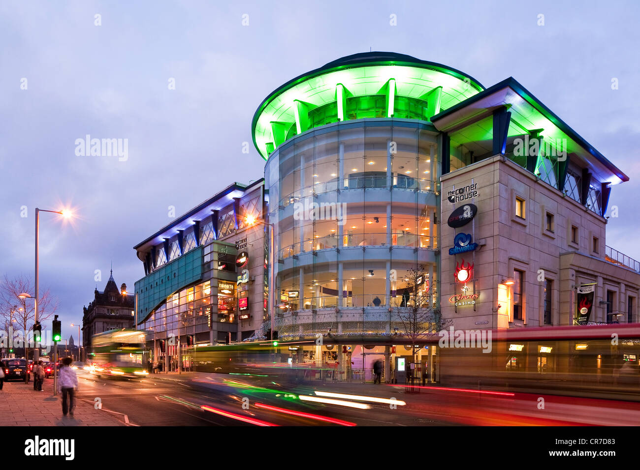 Regno Unito, East Midlands, Nottinghamshire, Nottingham, Cornerhouse, centro ricreativo con cinema, ristoranti, bar, Foto Stock