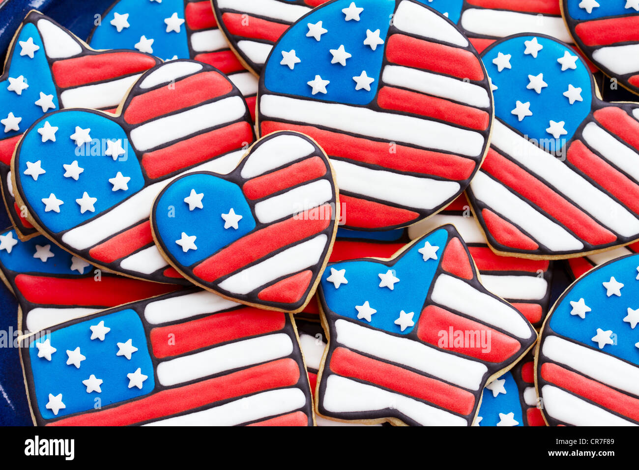 I cookie patriottica Foto Stock